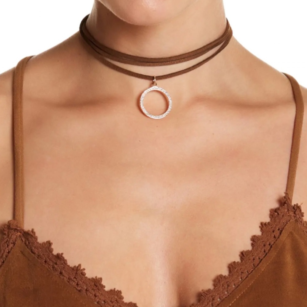 Ring Triple Cord Choker